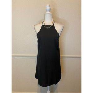Lulu’s size s women black sleeveless mini dress 0746